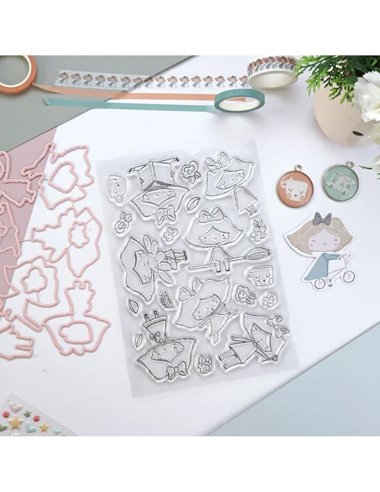 Set de Sellos+Troquel CeliAlice