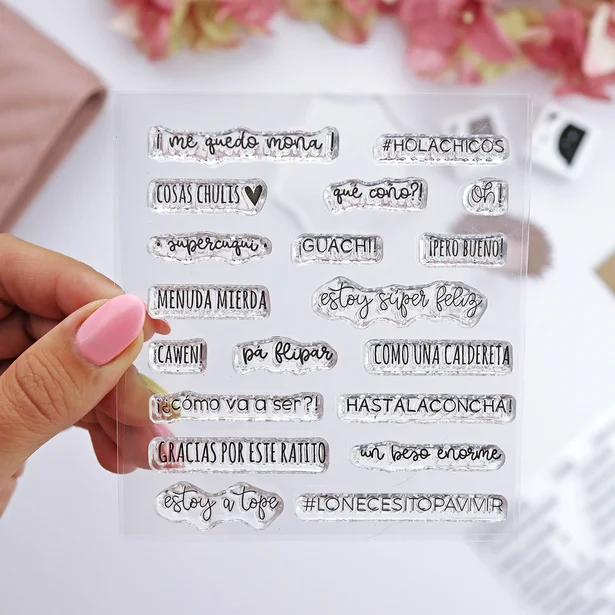 Set de sellos Hola chicos!