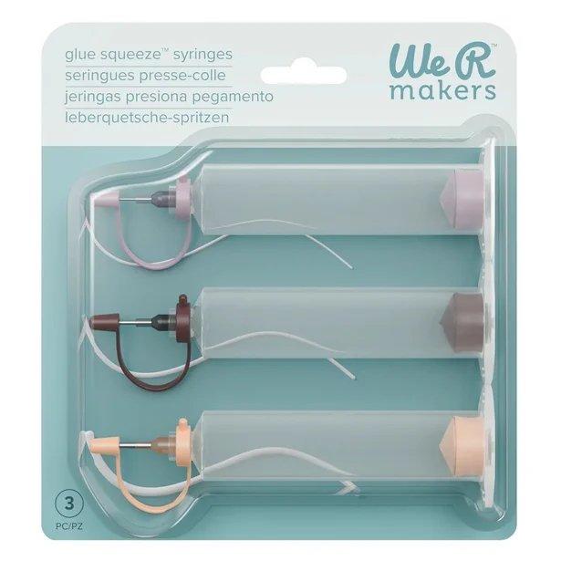 Juego de jeringas de repuesto para el aplicador de pegamento We R Makers