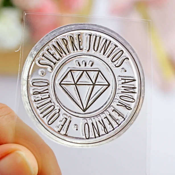 Sello medallón Siempre juntos