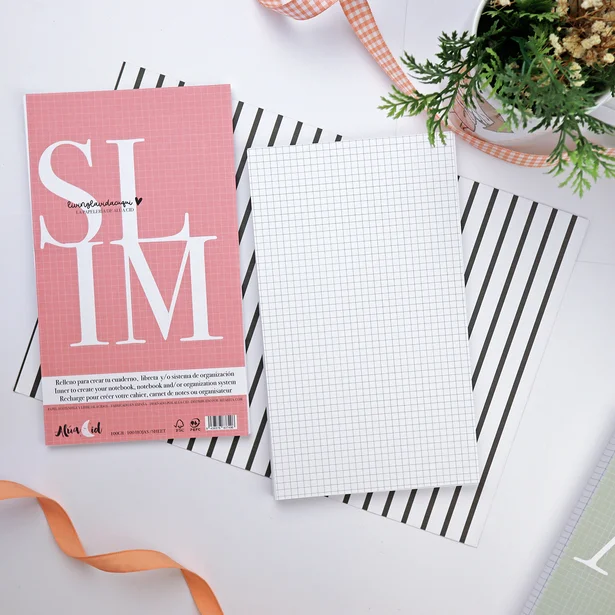 Relleno libreta Slim cuadros
