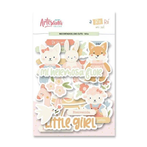 Die cuts ni&ntilde;a A Ro R&oacute;