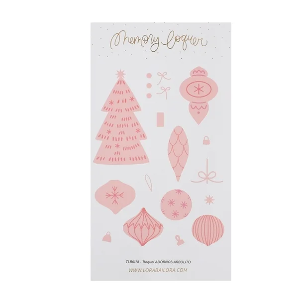 Troquel Adornos Arbolito