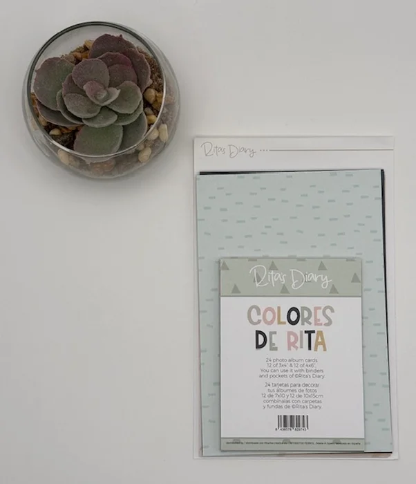 Set de tarjetas Colores de Rita