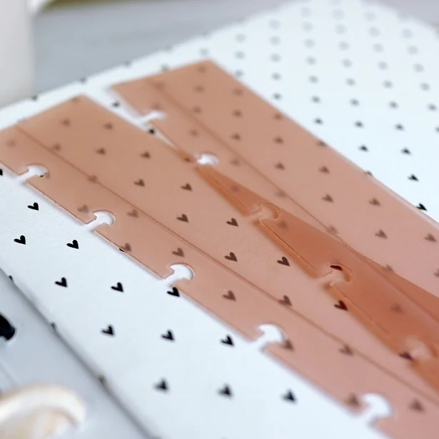 Gu&iacute;as XL Rosa transl&uacute;cido para encuadernaci&oacute;n