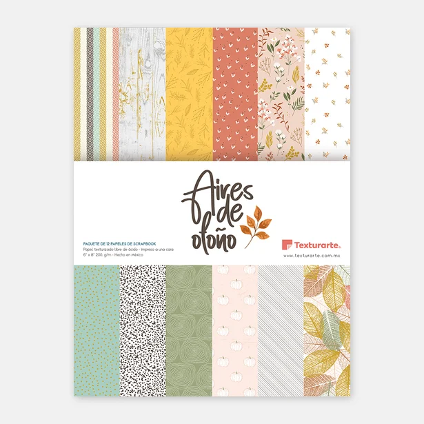 Pad de 16 hojas una vista Aires de Oto&ntilde;o 6&Prime; x 8&Prime;