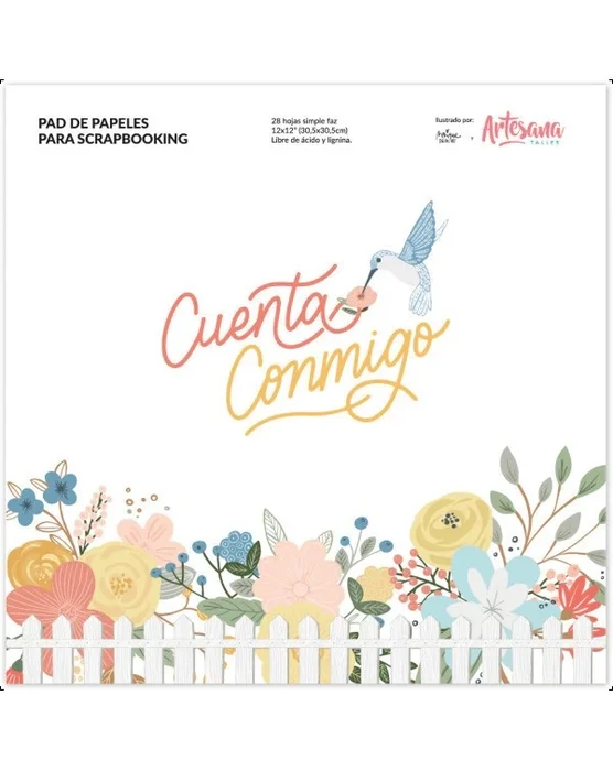 Pad De Papeles 12X12 Simple Faz Cuenta Conmigo