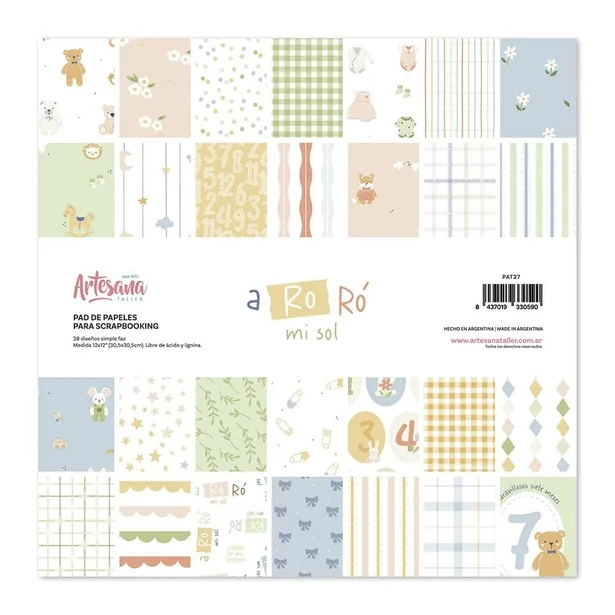 Pad de papeles 12x12" A Ro R&oacute;