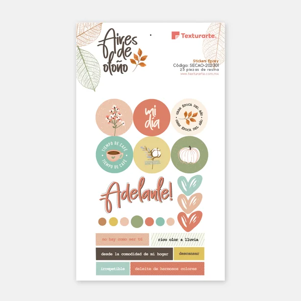 Stickers de Resina (epoxy) Aires de Oto&ntilde;o