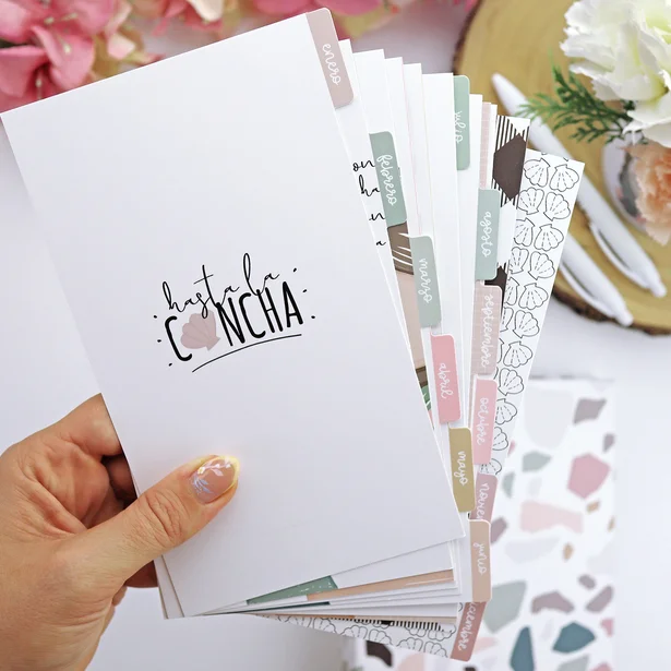 Set de 12 separadores PERSONAL Hasta la concha