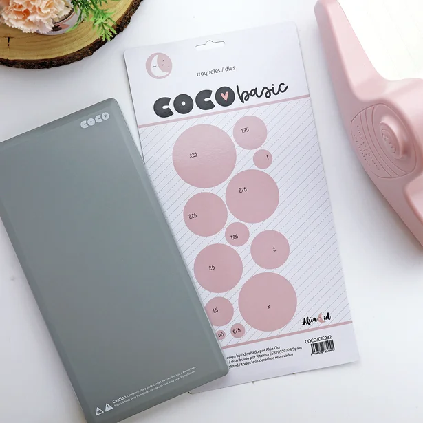 Troqueles extra fuertes C&Iacute;RCULOS Coco Basics