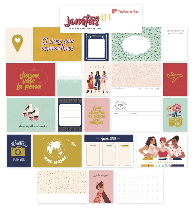 Paquete de tarjeta para diario Colecci&oacute;n Juntas