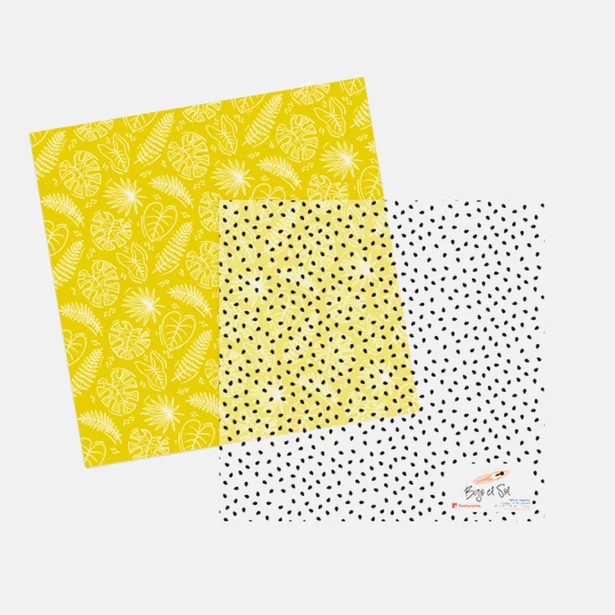 Paquete de 2 vellum impresos Bajo el Sol