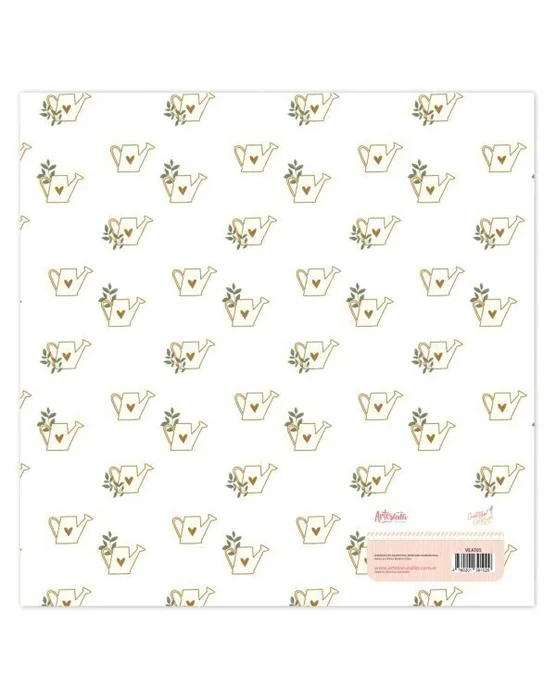 Vellum Con Foil Regaderas Cuenta Conmigo