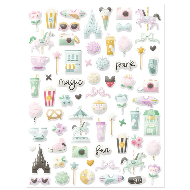 Pegatinas puffy &ndash; Main Street